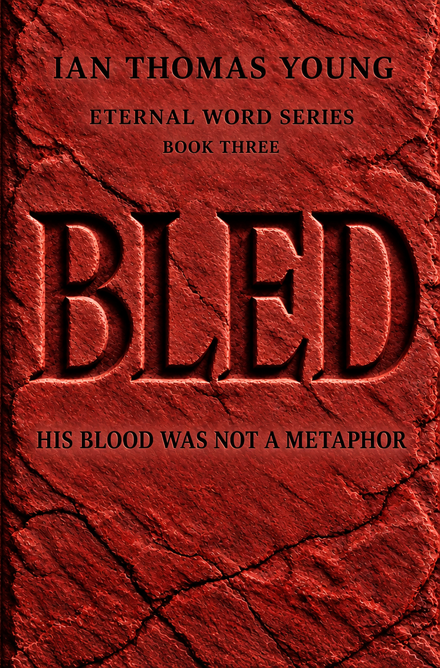 BLED — His Blood Was Not a Metaphor book cover by Ian Thomas Young